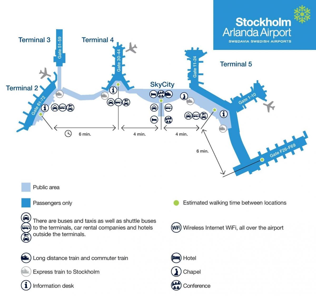 Stockholm arlanda mapě
