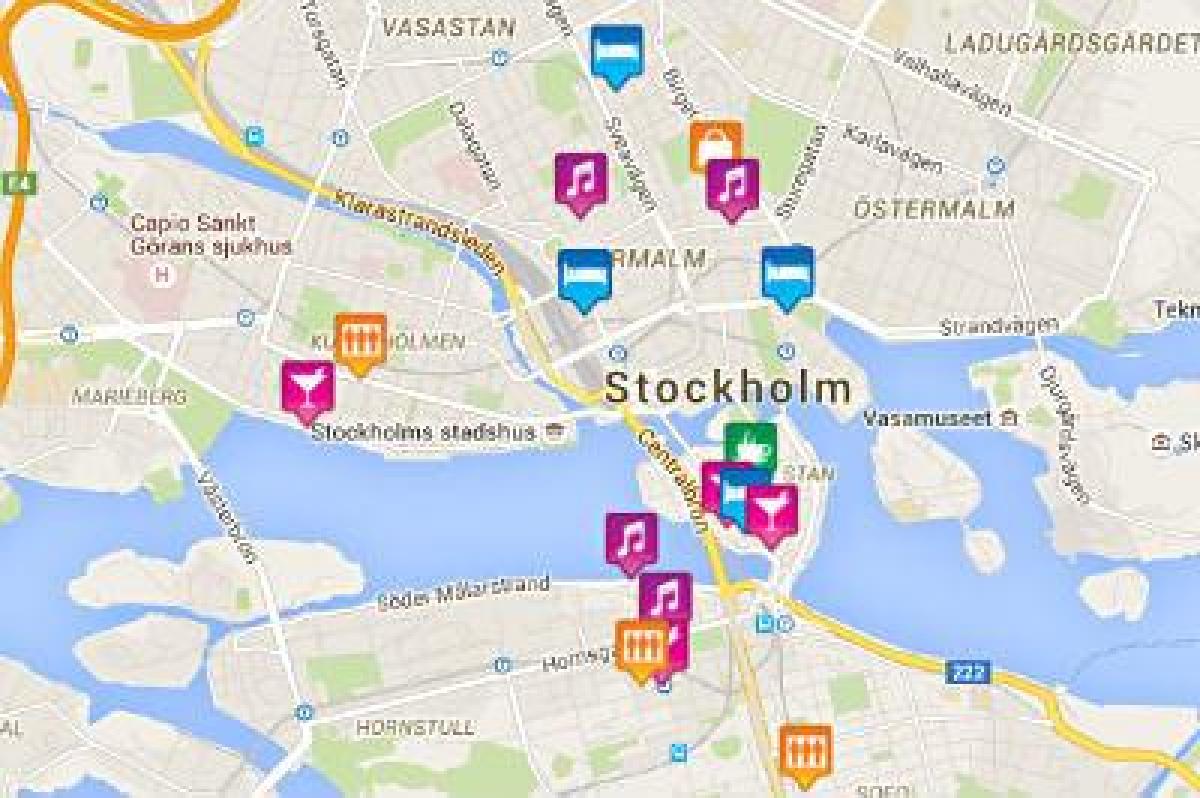 mapa gay mapu Stockholmu