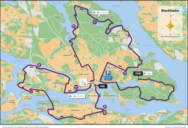 Stockholm kolo mapě