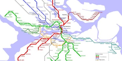 Mapa metra Stockholm Švédsko
