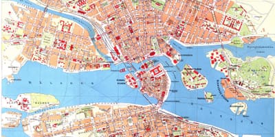 Mapa kungsholmen Stockholmu