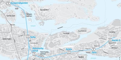Mapu nacka Stockholm
