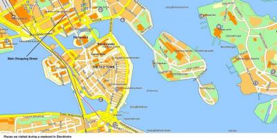 Mapa Stockholmu cruise terminal